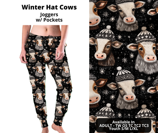 Preorder! Closes 11/7. ETA Jan. Winter Hat Cows Joggers