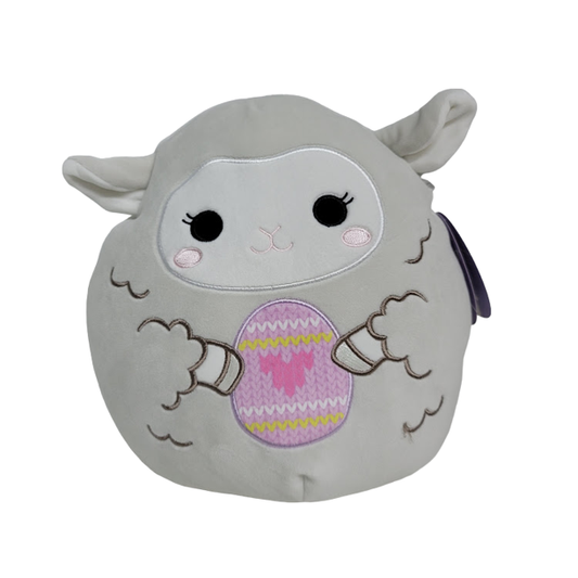 Squishmallows Easter 2023 Sophie the Lamb Holding Egg 11" Stuffed Plush