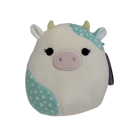 Squishmallows Belana the Cow with Floral Spots 8" 2023 Easter Edition Stuffed Plush