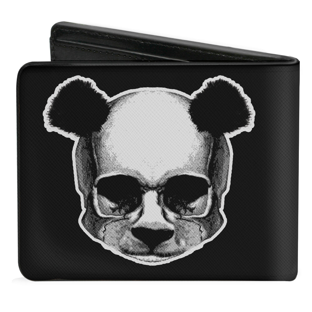 Bi-Fold Wallet - Panda Skulls