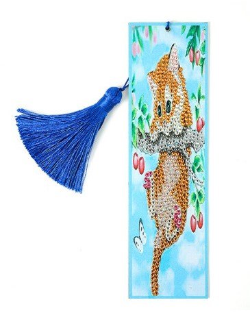 Bookmark Swinging Cat