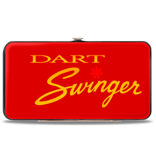 Hinged Wallet - Dodge DART SWINGER Script Reds Yellow-Fade