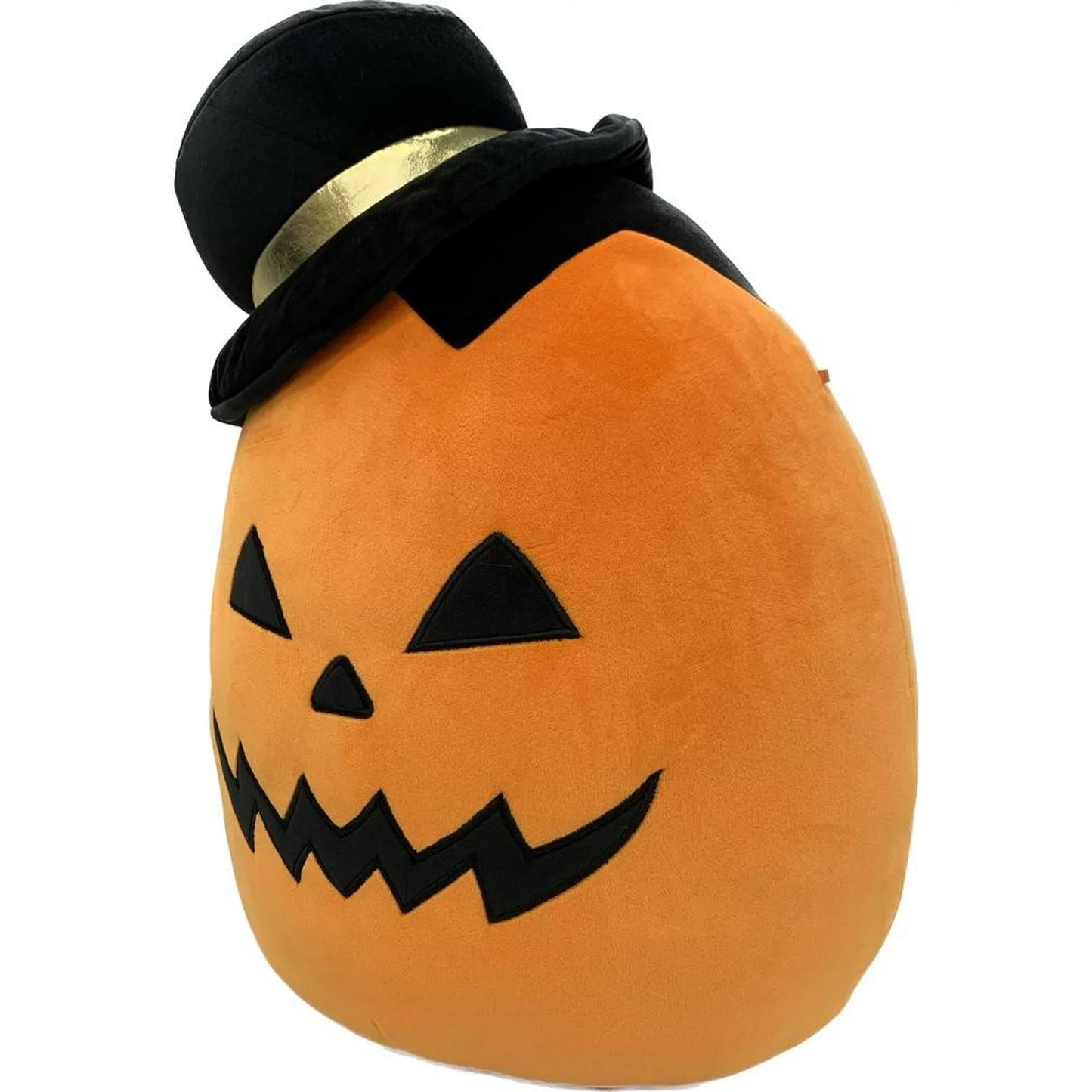 Squishmallows Riba the Jack O Lantern Wearing A Black Hat 16" 2023 Halloween Collection Stuffed Plush