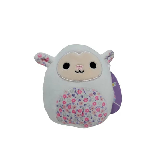 Squishmallows Sophie the Lamb with Floral Belly & Ears 5" 2023 Easter Collection Stuffed Plush