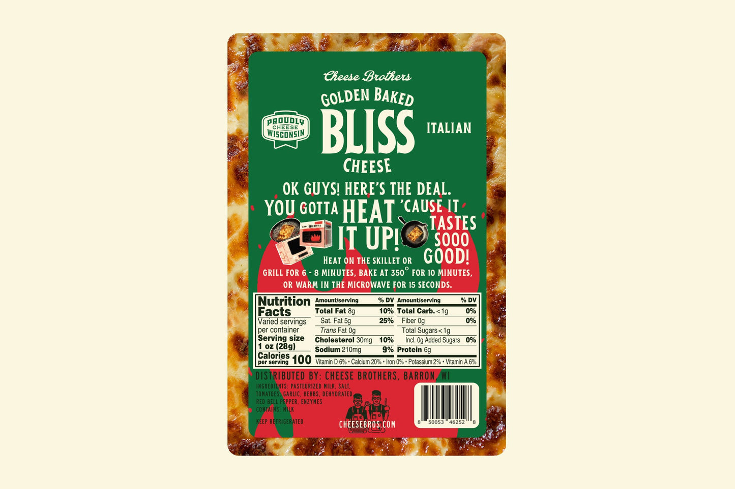 Italian Golden Baked Bliss Cheese