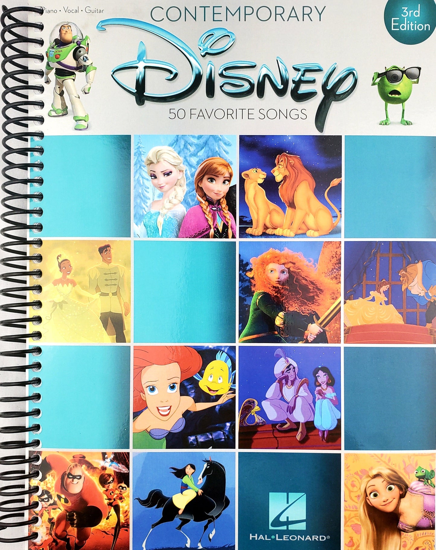 Contemporary Disney: 50 Favorite Songs (Piano-vocal-guitar) (Spiral Bound)