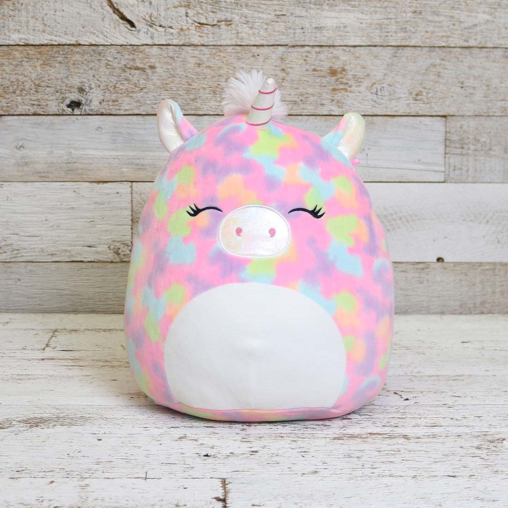 Squishmallows Rainbow Unicorn 12" Stuffed Plush