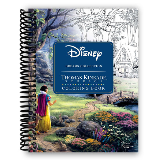 Disney Dreams Collection Thomas Kinkade Studios Coloring Book (Spiral Bound)