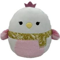 Squishmallows Alyssa the Swan Wearing Scarf & Crown 12" 2023 Christmas Edition Stuffed Plush