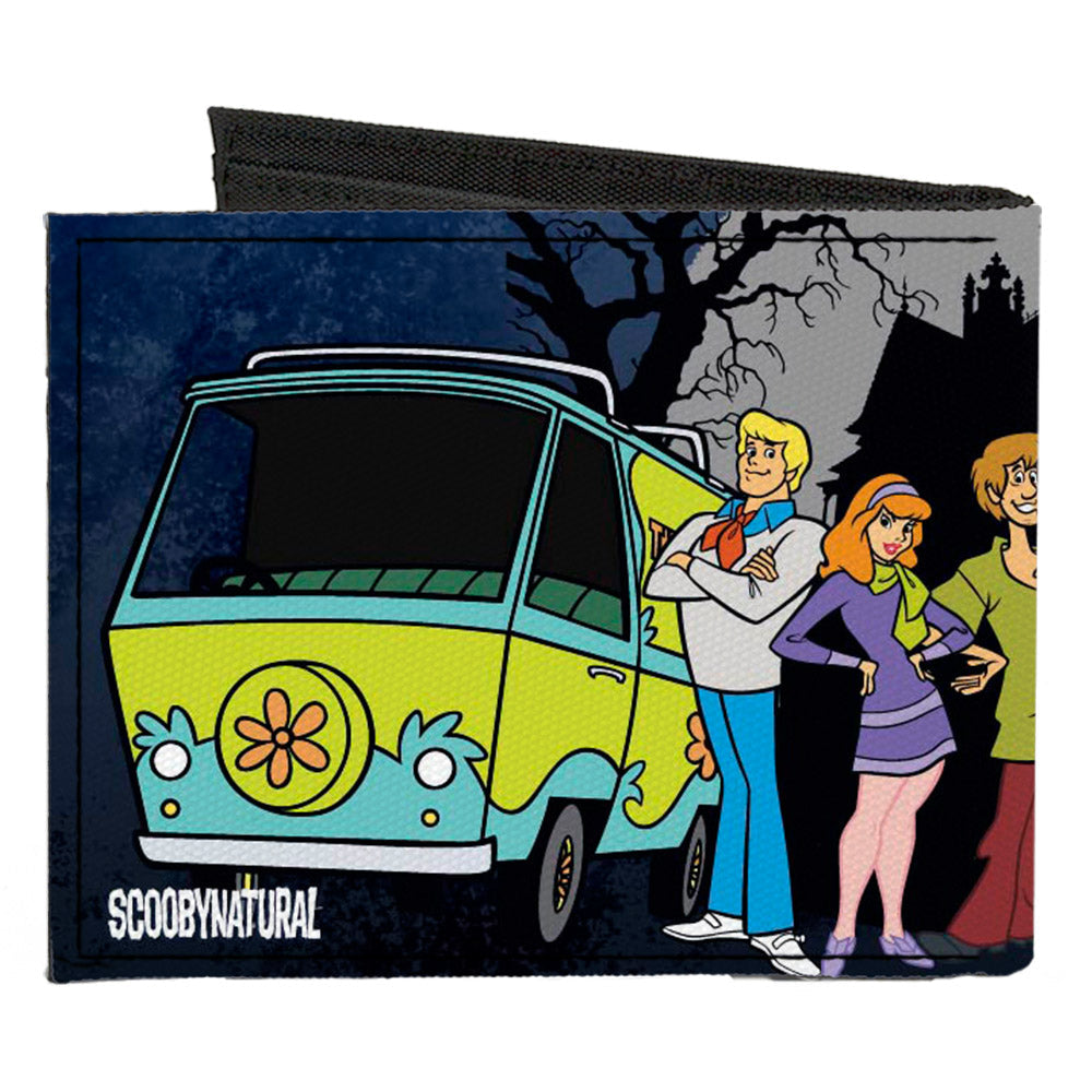 Canvas Bi-Fold Wallet - SCOOBYNATURAL Scooby Doo Supernatural 8-Character Group Pose2