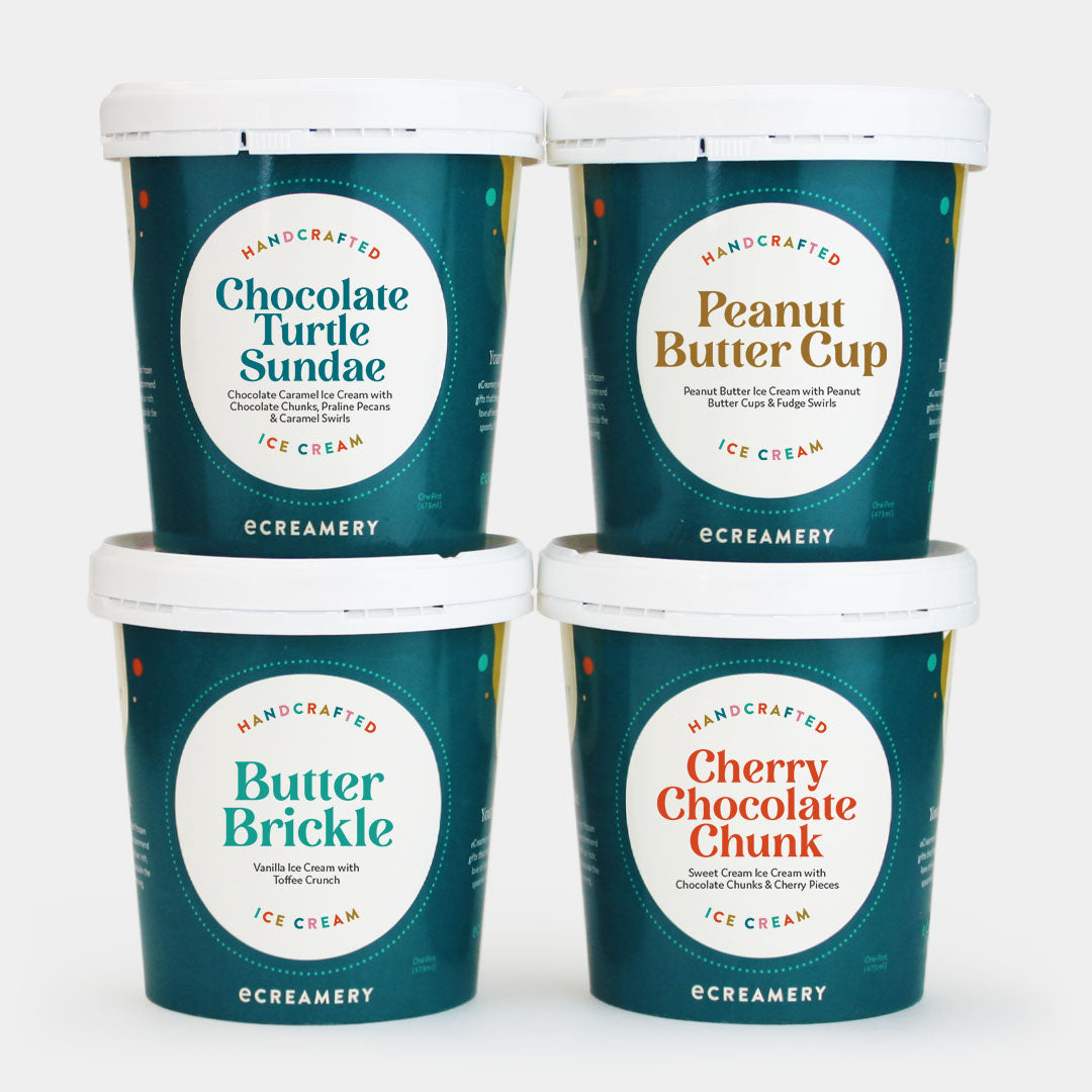 Fan Favorites Ice Cream Gift - 4 Pints