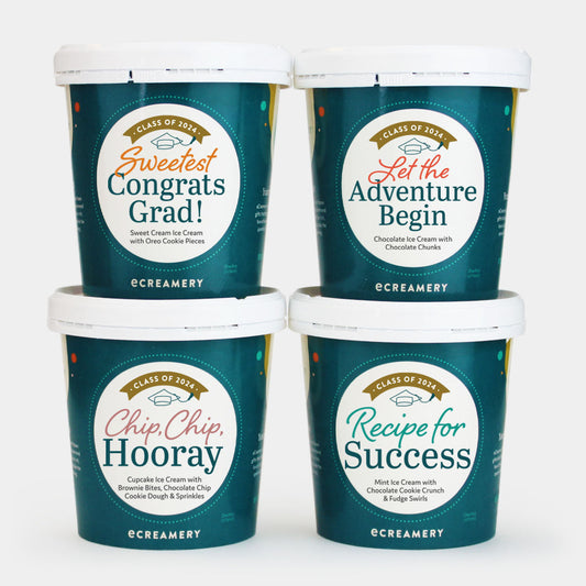 Graduation Ice Cream Gift - 4 Pints