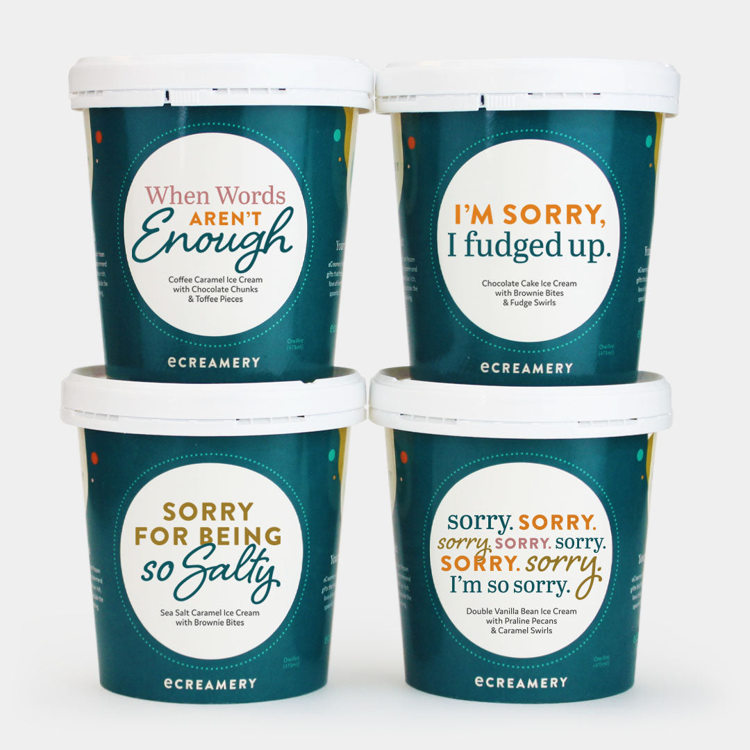 I'm Sorry Ice Cream Gift - 4 Pints