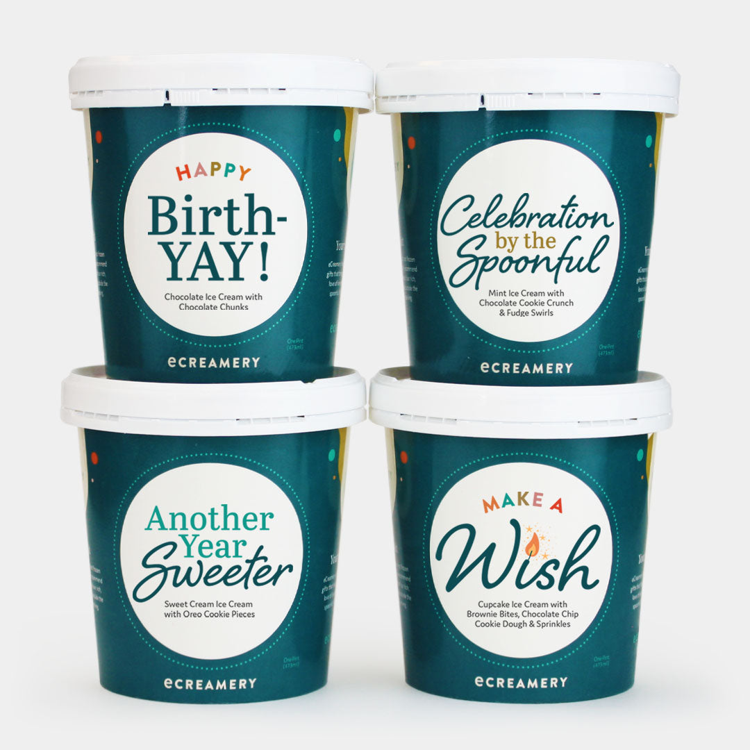 Birthday Ice Cream Gift - 4 Pints