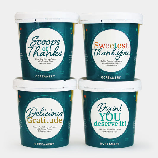 Thank You Ice Cream Gift - 4 Pints