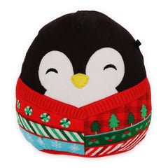 Squishmallows Luna the Penguin in Christmas Sweater 4.5" Stuffed Plush