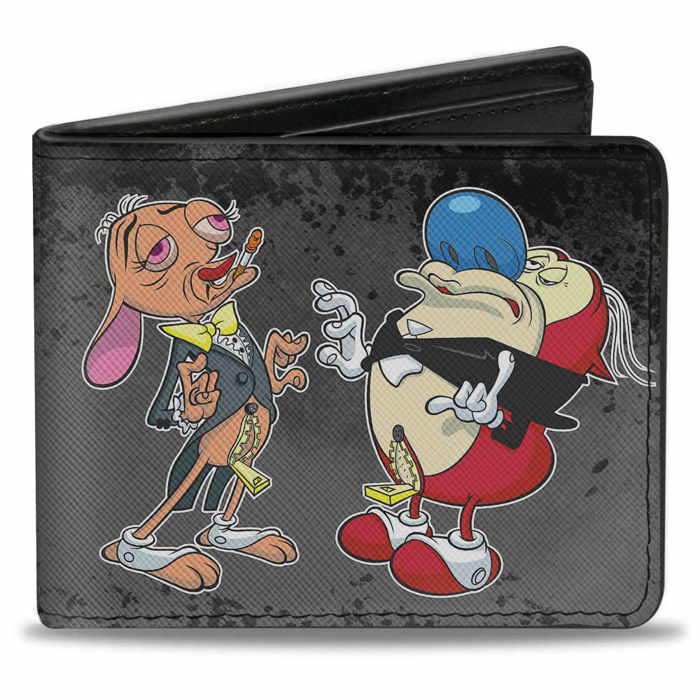 Bi-Fold Wallet - Ren & Stimpy Onward & Upward + Logo