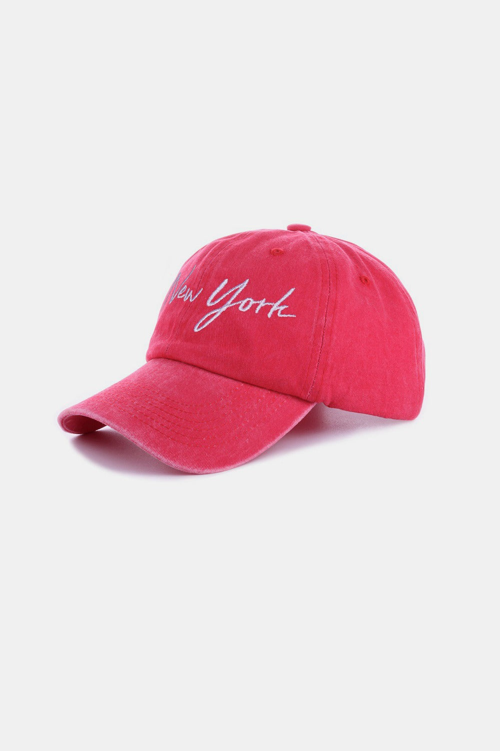 Zenana Washed Embroidered City Baseball Cap