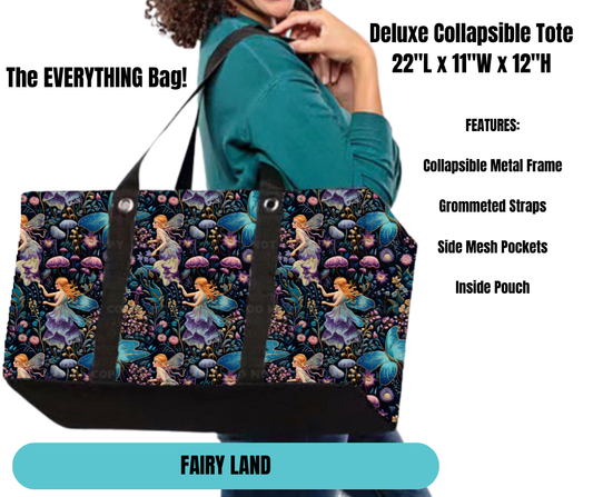 Preorder! Closes 11/18. ETA Feb. Fairy Land Collapsible Tote