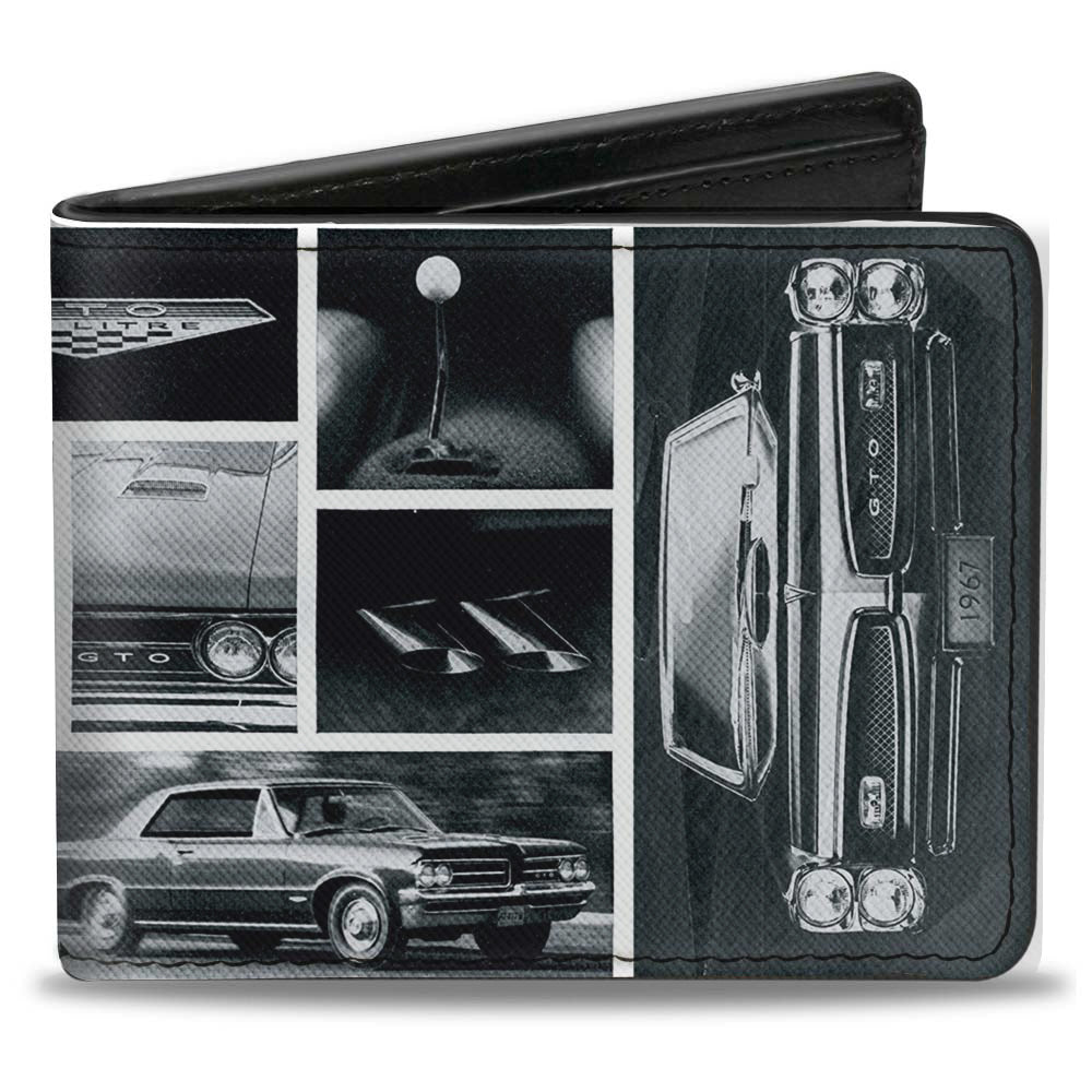 Bi-Fold Wallet - 1967 Pontiac GTO Snapshots White Grays