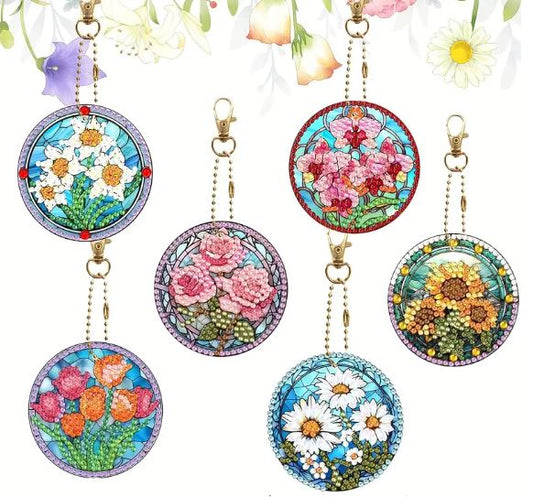 Flower Key Chains