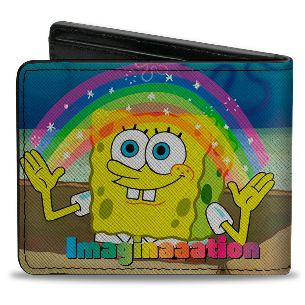 Bi-Fold Wallet - SpongeBob SquarePants IMAGINAAATION Smiling Rainbow Pose