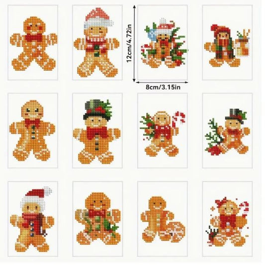 Gingerbread Mini Diamond Painting Kit