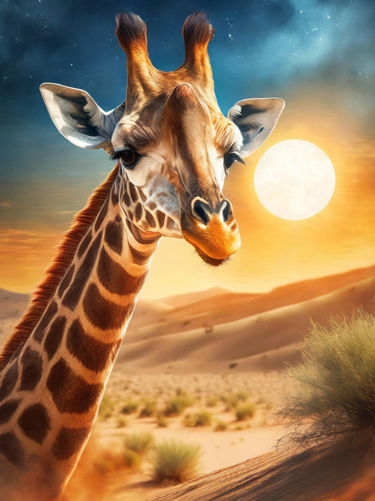 Giraffe at Dusk