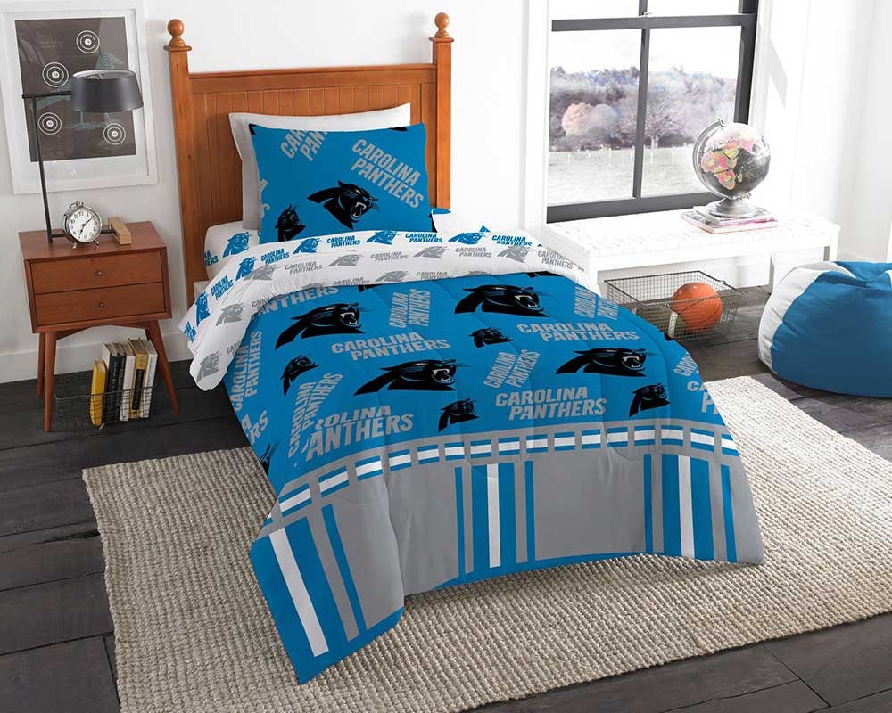 Carolina Panthers TWIN Bed in Bag Comforter Set