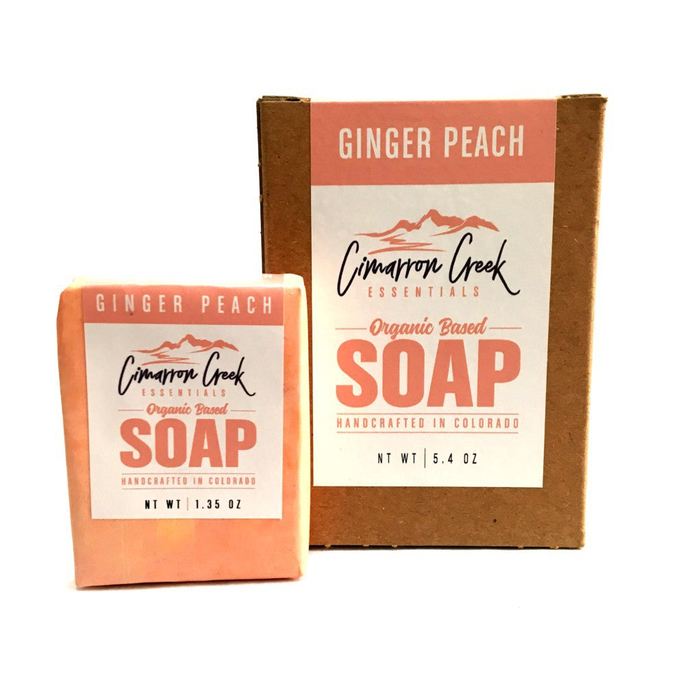 Ginger Peach Organic Bar Soap 5.4oz