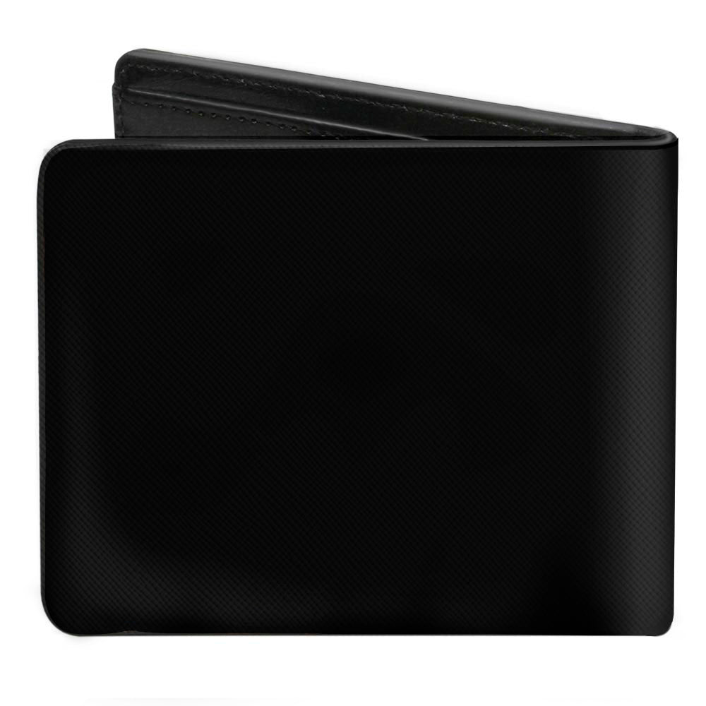 Bi-Fold Wallet - BUILT FORD TOUGH Logo3 Black Silver Gradient Blue