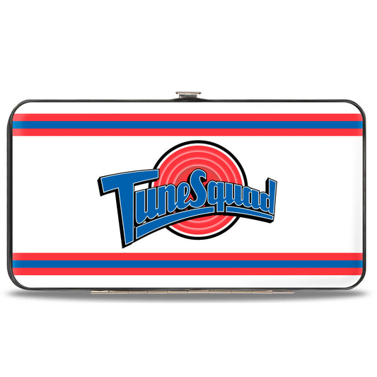 Hinged Wallet - Space Jam TUNE SQUAD Logo Stripe White Red Blue