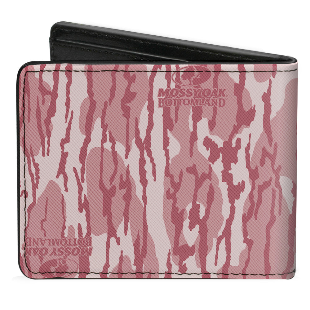 Bi-Fold Wallet - Mossy Oak Bottomland Camo Pinks