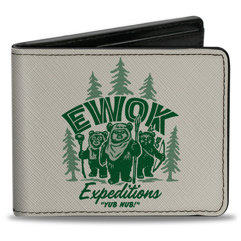 Bi-Fold Wallet - Star Wars EWOK EXPEDITIONS Icon Beige Green