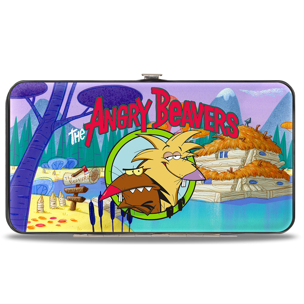 Hinged Wallet - THE ANGRY BEAVERS Pose Dam House