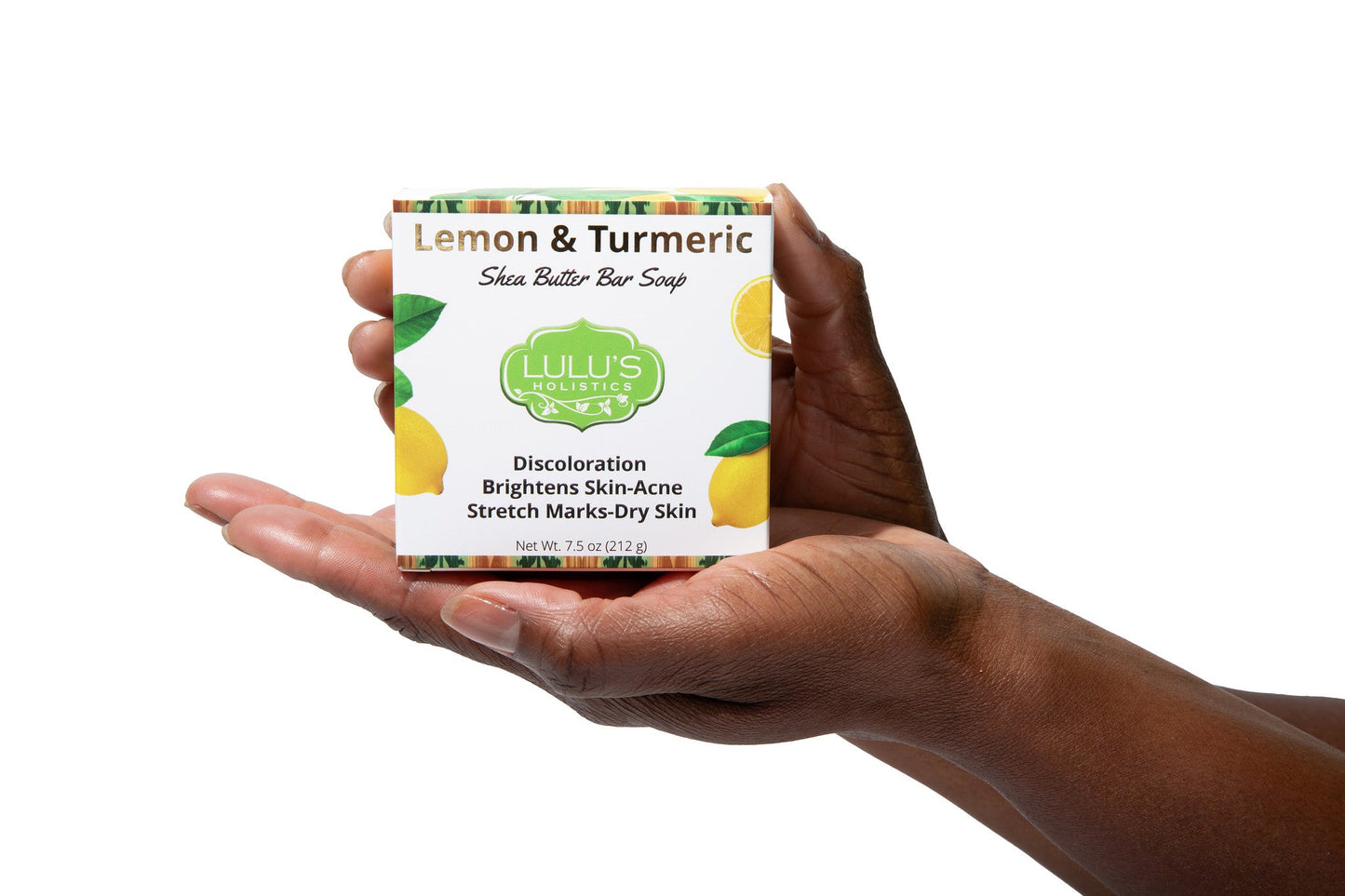 Lemon & Turmeric Shea Butter Bar Soap for Radiant, Refreshed, and Even-Toned Skin