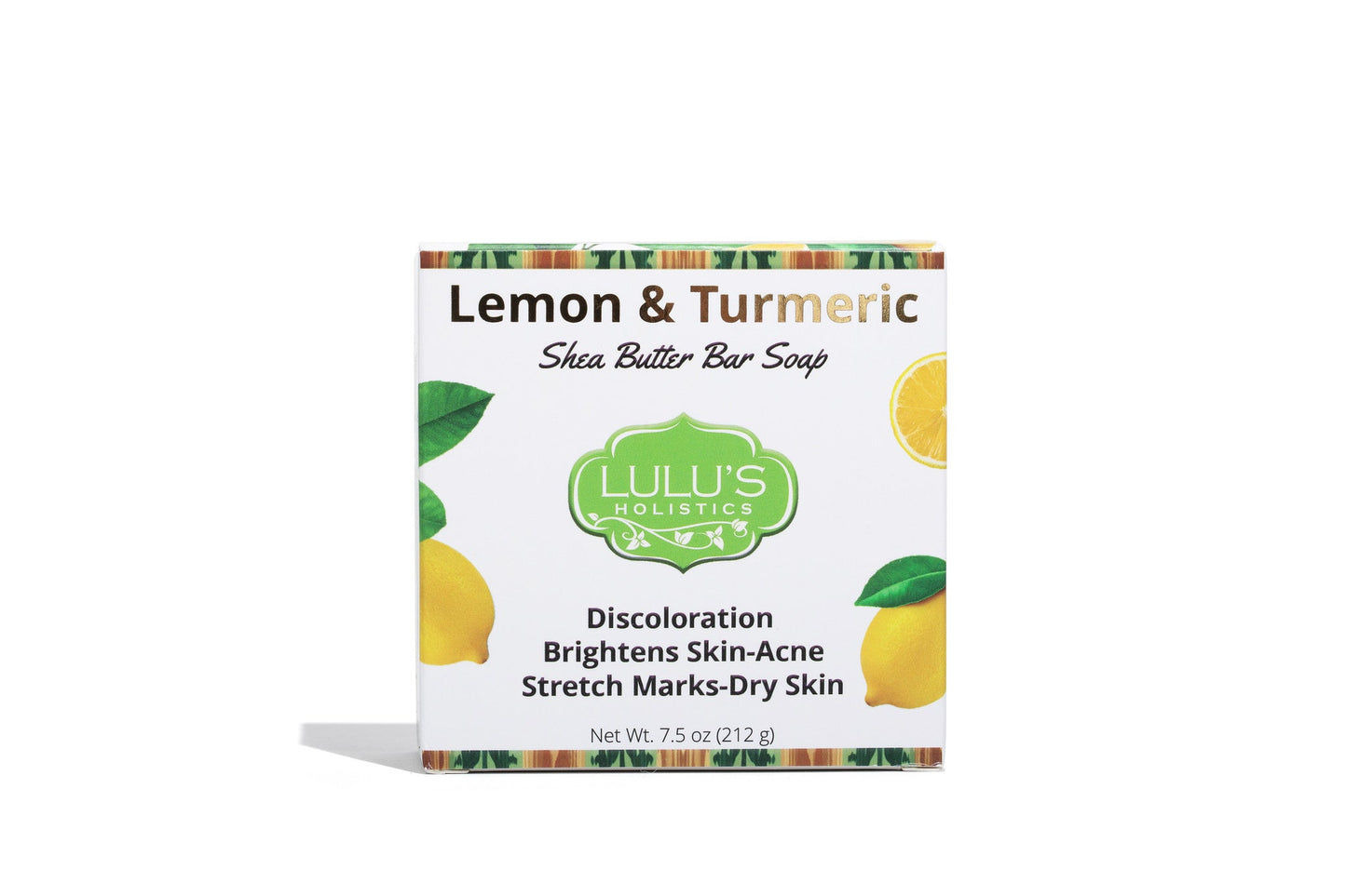 Lemon & Turmeric Shea Butter Bar Soap for Radiant, Refreshed, and Even-Toned Skin