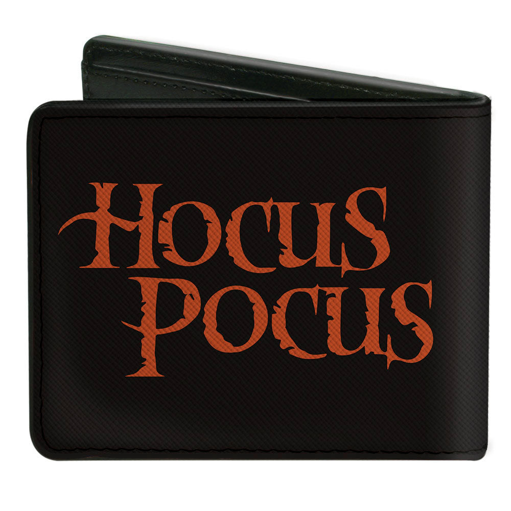 Bi-Fold Wallet - HOCUS POCUS Emily Binx I SHALL ALWAYS BE WITH YOU Black White Orange