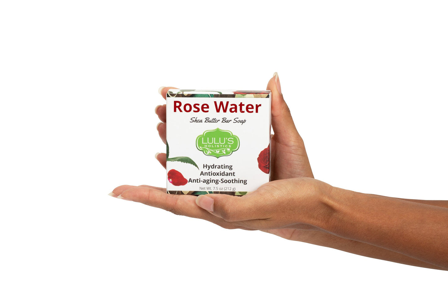 Rose Water Shea Butter Bar Soap for Radiant, Redness-Free Glow.