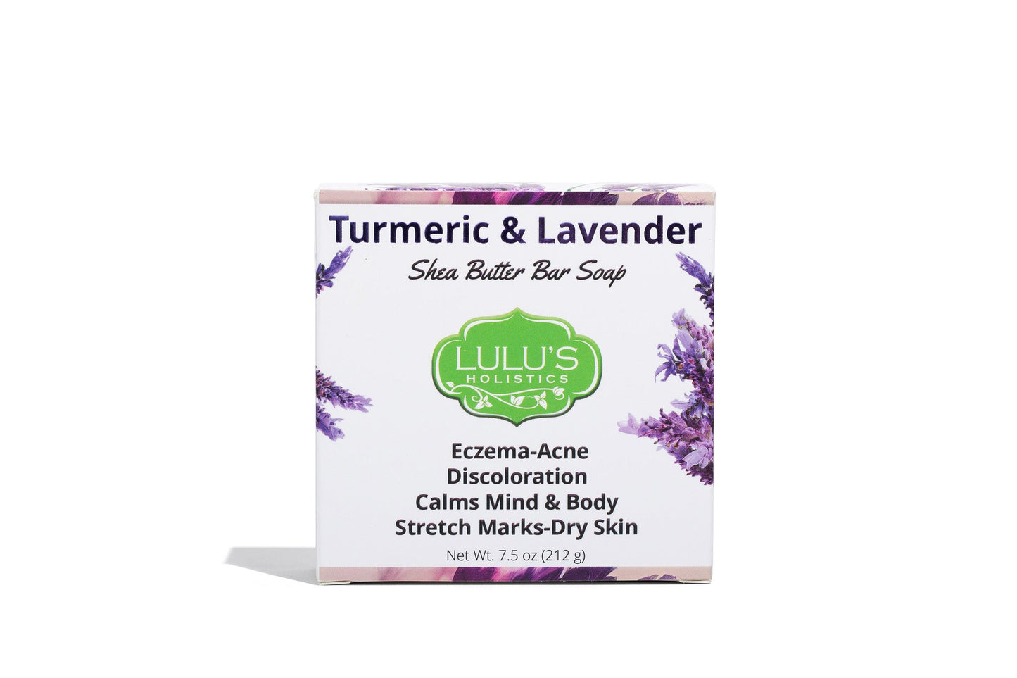 Turmeric & Lavender Shea Butter Bar Soap for Calmer, Clearer, and Protected Skin