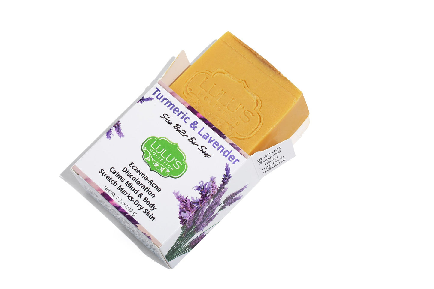 Turmeric & Lavender Shea Butter Bar Soap for Calmer, Clearer, and Protected Skin