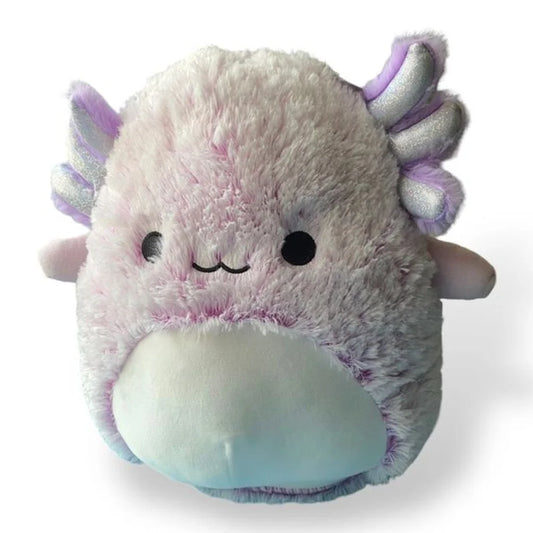 Squishmallows Fuzzamallow Monica the Axolotl 12" Stuffed Plush