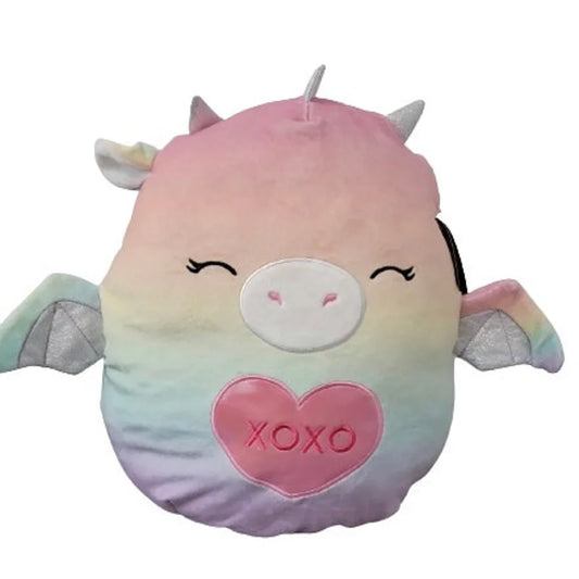 Squishmallows Duranza the Dragon 16" 2023 Valentine's Collection Stuffed Plush