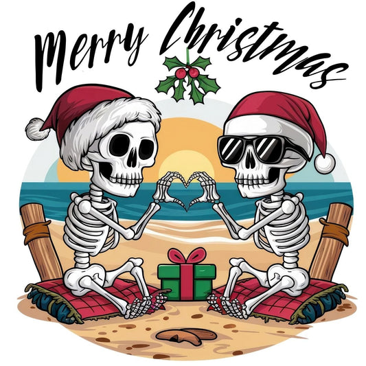 Merry Christmas Skeletons