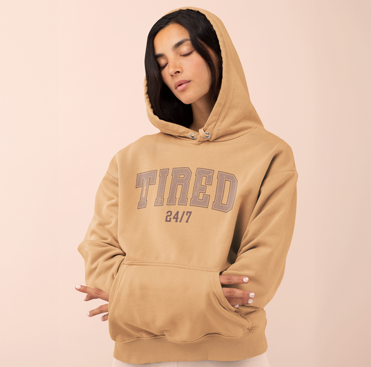 Tired 24/7 Graphic Hoodie