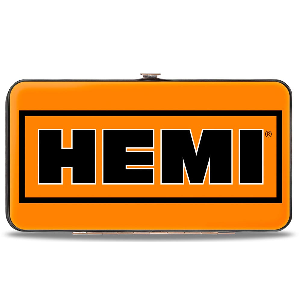 Hinged Wallet - HEMI Bold2 Orange Black White Black