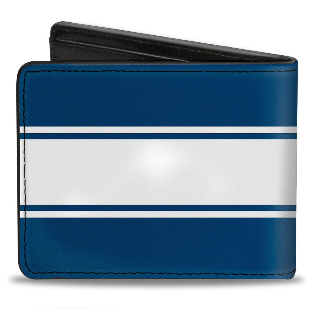 Bi-Fold Wallet - Ford Mustang GT CS Stripe Blue White