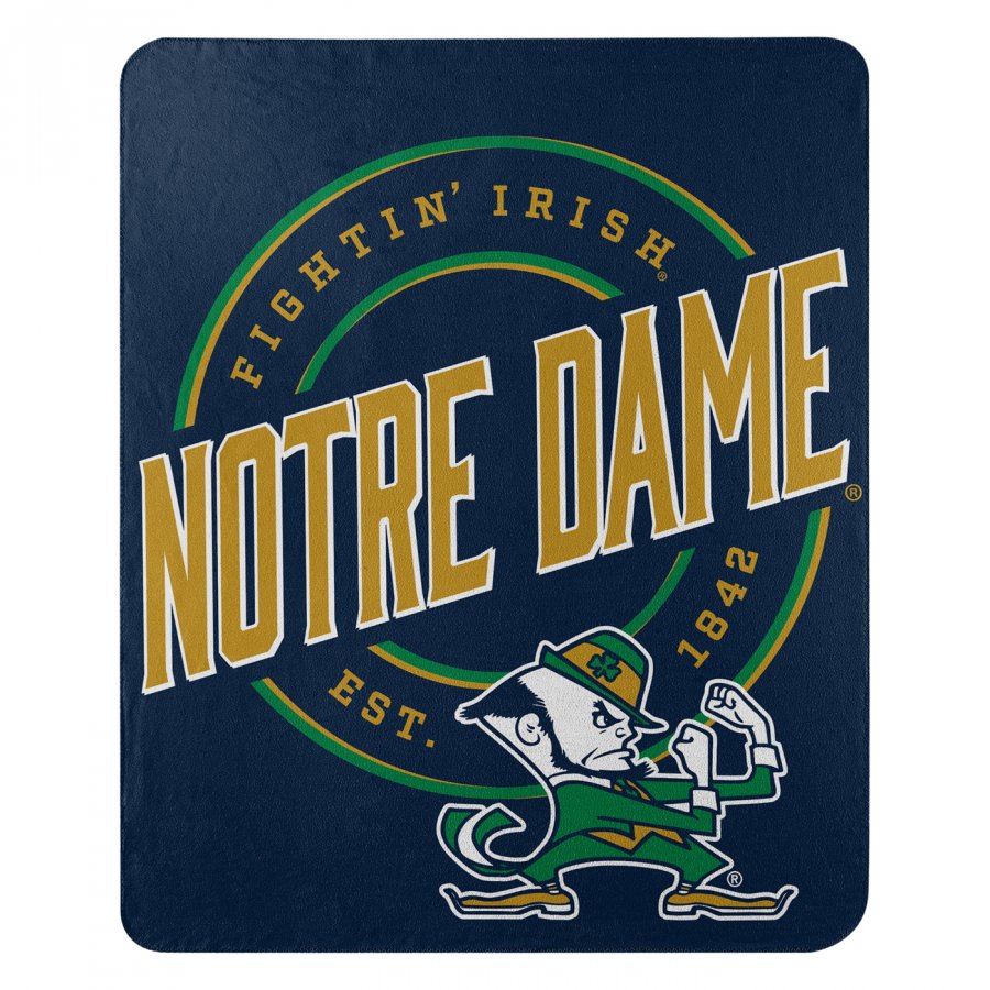 Notre Dame Fighting Irish Campaign Fleece Blanket