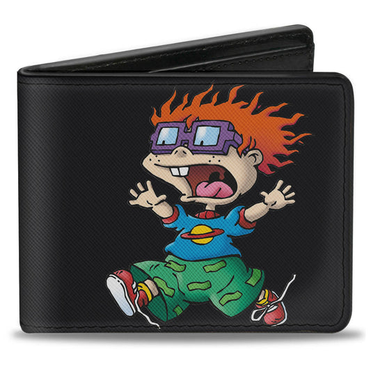 Bi-Fold Wallet - Chuckie Running Pose + Saturn Black