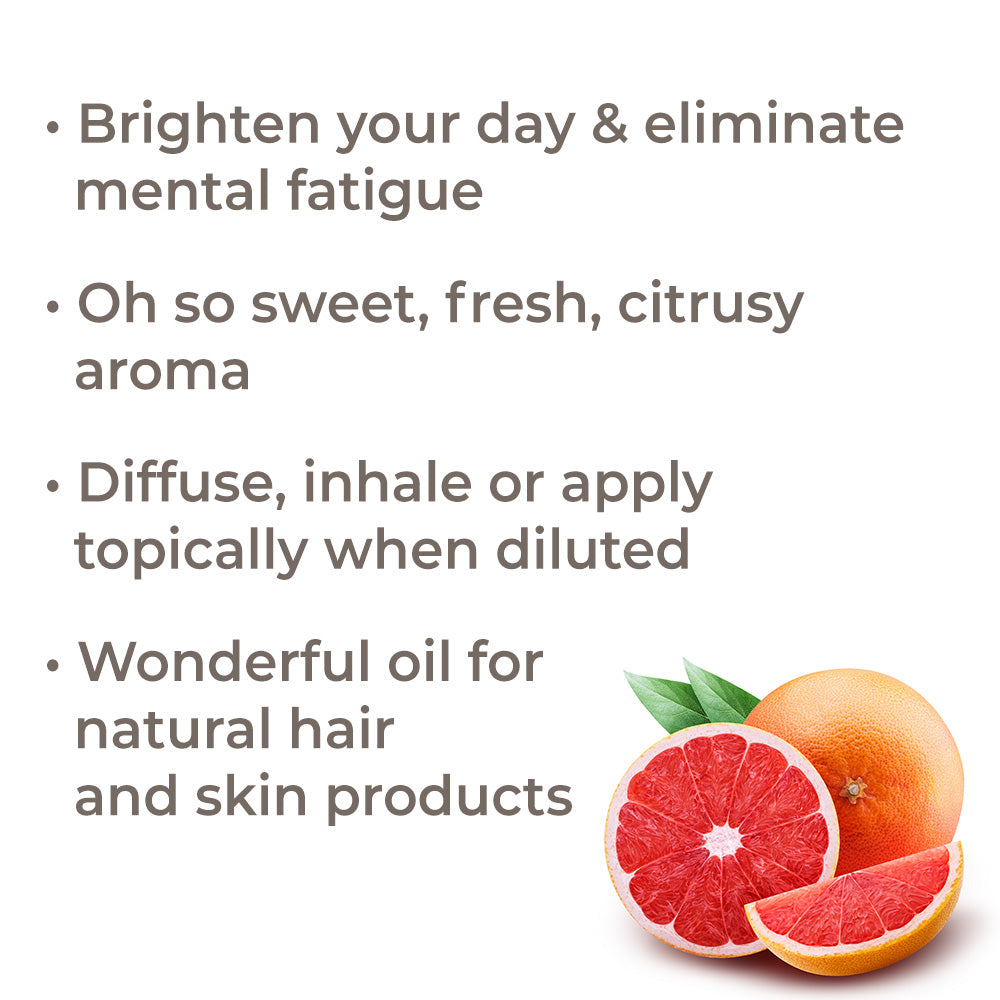 Organic Pink Grapefruit Essential Oil